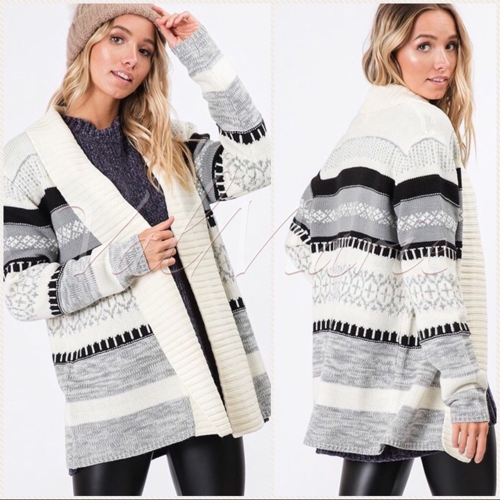 Winter harmony cardigan sweater